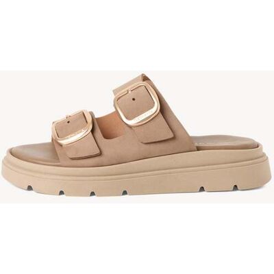 Tamaris Pantolette beige Gr. 36 Tamaris Pantolette beige Gr. 36