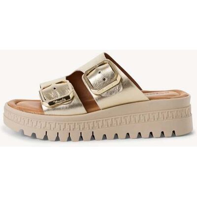Tamaris Pantolette gold Gr. 42 Tamaris Pantolette gold Gr. 42