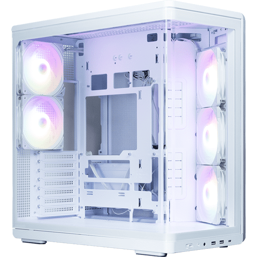 Zalman P60 PC-Gehäuse Tempered Glass, ATX Mid-Tower - Weiss