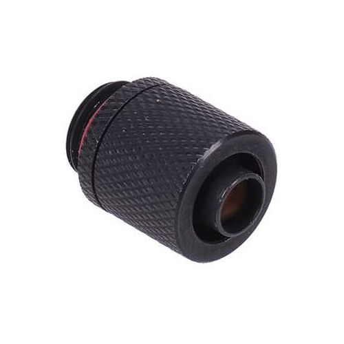 Aquatuning 11/8mm (8x1,5mm) Anschraubtülle G1/4 - gerändelt - black matt