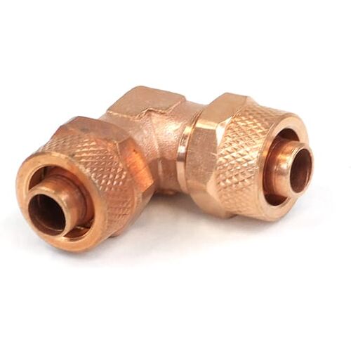 Aquatuning 11/8mm (8x1,5mm) L Schlauchverbinder - verkupfert EOL