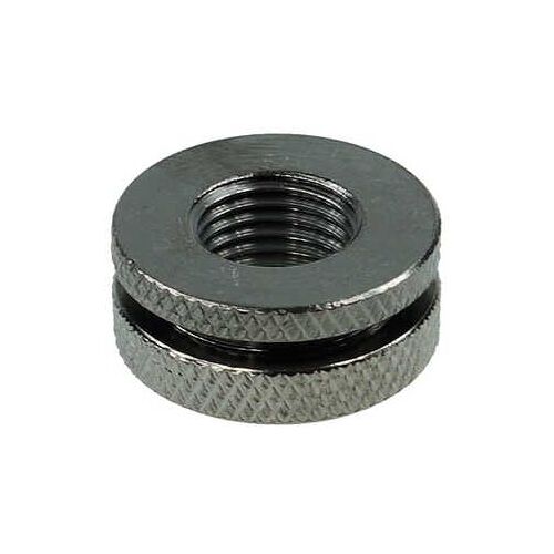 Aquatuning Fillport black nickel - gerändelt - Universal