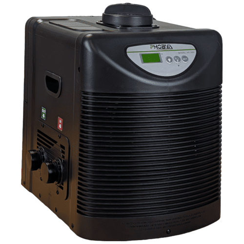 Phobya HE-300 Durchlaufkühler mit Pumpe und Filter – Schwarz