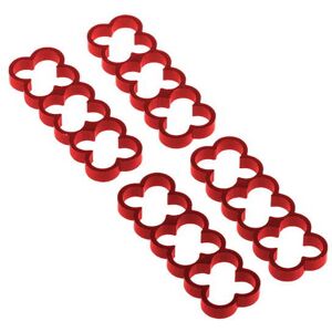 Alphacool Eiskamm Alu X12 - 4mm red - 4 Stück Alphacool Eiskamm Alu X12 - 4mm red - 4 Stück