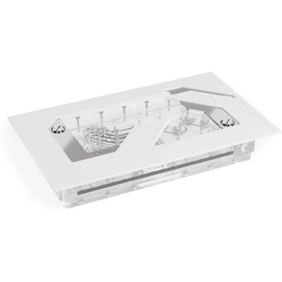 Alphacool Apex Distroplate Dark Base Pro 901 White VPP/D5 Alphacool Apex Distroplate Dark Base Pro 901 White VPP/D5