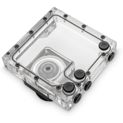 EK Water Blocks EK-Quantum Kinetic³ FLT 140 D5 PWM D-RGB - Plexi EK Water Blocks EK-Quantum Kinetic³ FLT 140 D5 PWM D-RGB - Plexi