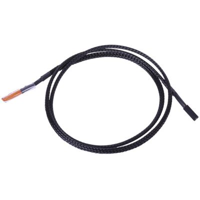 Phobya Thermosensor einzeln 80cm - schwarz gesleevt Phobya Thermosensor einzeln 80cm - schwarz gesleevt