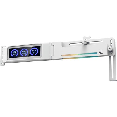 Zalman ZM-VS3 DS GPU Halterung mit Display - Weiss Zalman ZM-VS3 DS GPU Halterung mit Display - Weiss