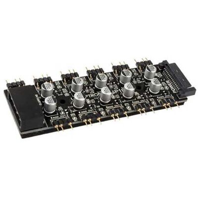 Lamptron SP101 10x Adressable-RGB-Hub für Aura, Fusion und Mystic Lamptron SP101 10x Adressable-RGB-Hub für Aura, Fusion und Mystic
