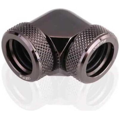 Bykski B-HTJ-DB90-V2-BN HardTube 14mm 90° Winkelverbinder - Blac... Bykski B-HTJ-DB90-V2-BN HardTube 14mm 90° Winkelverbinder - Blac...
