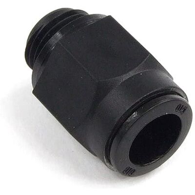 Aquatuning 10mm G1/4 Steckanschluss - schwarz kunststoff Aquatuning 10mm G1/4 Steckanschluss - schwarz kunststoff