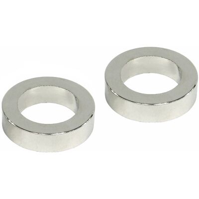 Aquatuning Distanzringe (2 Stück x 5mm) - silver nickel Aquatuning Distanzringe (2 Stück x 5mm) - silver nickel