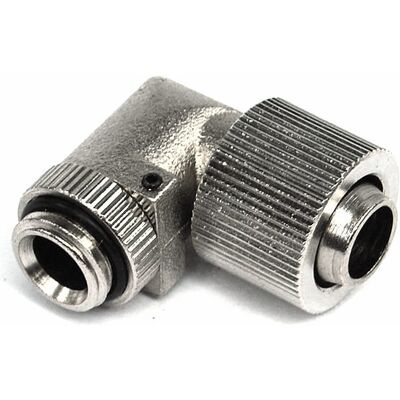 Aquatuning 13/10mm (10x1,5mm) Anschraubtülle 90° drehbar G1/4 - kompakt - s... Aquatuning 13/10mm (10x1,5mm) Anschraubtülle 90° drehbar G1/4 - kompakt - s...