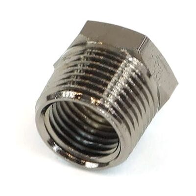 Aquatuning Reduziernippel G1/4 auf G3/8 AG - black nickel Aquatuning Reduziernippel G1/4 auf G3/8 AG - black nickel