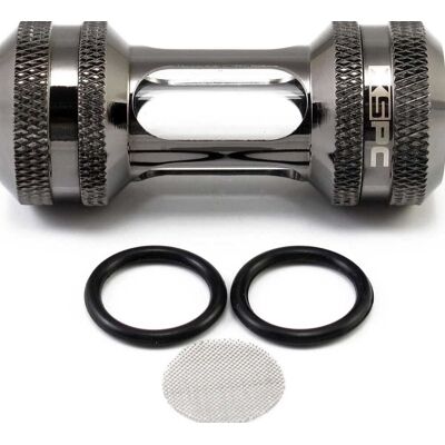 XSPC G1/4" Inline Filter (Black Chrome) XSPC G1/4" Inline Filter (Black Chrome)