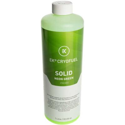 EK Water Blocks EK-CryoFuel Solid Premix, Neon Green - 1000ml EK Water Blocks EK-CryoFuel Solid Premix, Neon Green - 1000ml