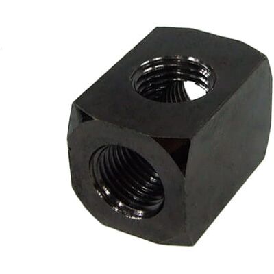 Aquatuning Anschlussoption Messing TEE T-Stück G1/4" - black nickel Aquatuning Anschlussoption Messing TEE T-Stück G1/4" - black nickel