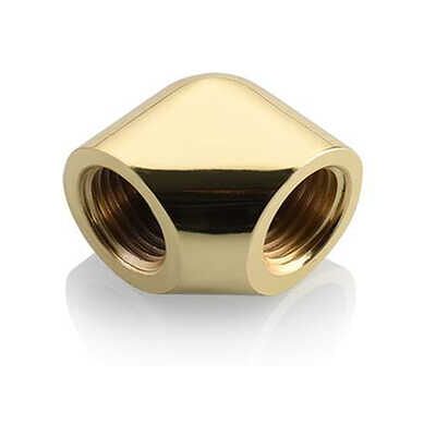 Bykski CC-EW90-V2-GD 90° Winkel Female/Female V2 G1/4 Gold Bykski CC-EW90-V2-GD 90° Winkel Female/Female V2 G1/4 Gold