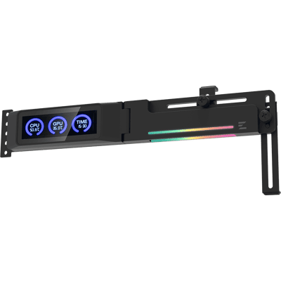 Zalman ZM-VS3 DS GPU Halterung mit Display - Schwarz Zalman ZM-VS3 DS GPU Halterung mit Display - Schwarz