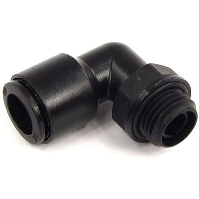 Aquatuning 10mm G1/4 Steckanschluss 90° drehbar schwarz kunststoff Aquatuning 10mm G1/4 Steckanschluss 90° drehbar schwarz kunststoff