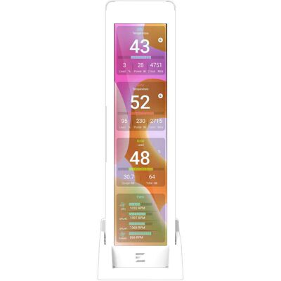 Zalman ZM-MF916 WHITE 9,16inch Display - Weiss Zalman ZM-MF916 WHITE 9,16inch Display - Weiss