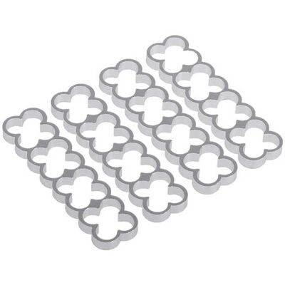 Alphacool Eiskamm Alu X16 - 4mm silver - 4 Stück Alphacool Eiskamm Alu X16 - 4mm silver - 4 Stück