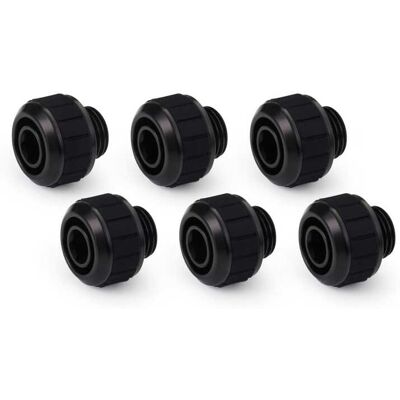 Alphacool Apex Grip SoftTube fitting 13/10mm G1/4 black Set 6 pcs Alphacool Apex Grip SoftTube fitting 13/10mm G1/4 black Set 6 pcs