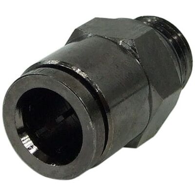 Aquatuning 10mm G1/4 Steckanschluss - komplett black nickel Aquatuning 10mm G1/4 Steckanschluss - komplett black nickel