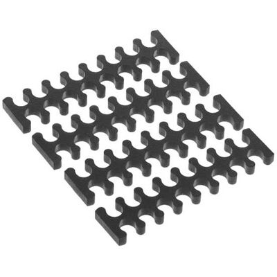Alphacool Eiskamm X16 - 3mm black - 4 Stück Alphacool Eiskamm X16 - 3mm black - 4 Stück
