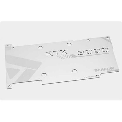 Barrow Backplate für GALAX/GAINWARD 3090 Vollabdeckung GPU Wasserkühler - Silbern Barrow Backplate für GALAX/GAINWARD 3090 Vollabdeckung GPU Wasserkühler - Silbern