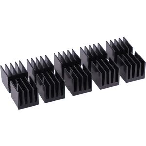 Alphacool GPU RAM Aluminium Heatsinks 15x15mm - black 10 Stk.