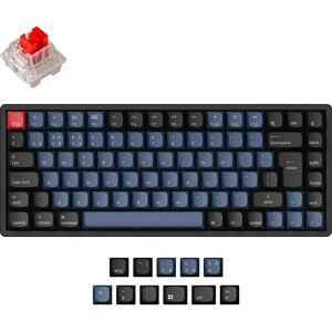 Keychron K2 Pro - Gaming-Tastatur schwarz/blau, DE-Layout, Gater...