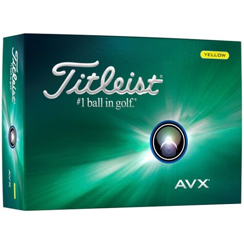 Titleist Pro AVX Golfbälle gelb