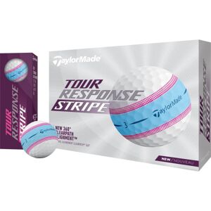 TaylorMade Ball Tour Response Stripe - 12er Pack blaupink