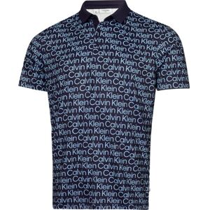 Calvin Klein Golf Polo Print dunkelblau male S