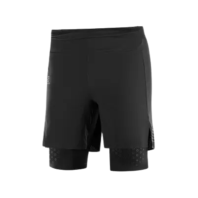 Salomon Exo Motion Twinskin Laufshorts - Schwarz - Herren - XL - Laufhose Salomon Exo Motion Twinskin Laufshorts - Schwarz - Herren - XL - Laufhose