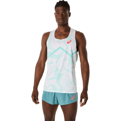ASICS Light Knit Soothing Sea XL Singlet - Sportbekleidung ASICS Light Knit Soothing Sea XL Singlet - Sportbekleidung