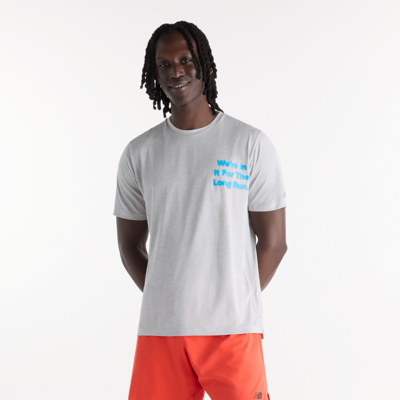 NEW BALANCE RC ESSENTIAL GRAPHIC T-SHIRT Herren Athletic Grey XL NEW BALANCE RC ESSENTIAL GRAPHIC T-SHIRT Herren Athletic Grey XL