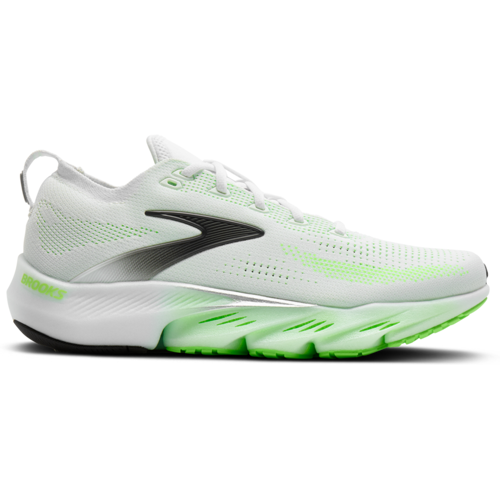Brooks GLYCERIN FLEX Laufschuhe Herren White/Green Gecko/Phantom D (normal) 46