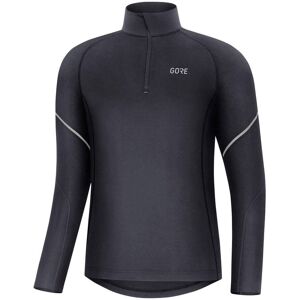 Gore Wear GORE MID LONG SLEEVE Zip Shirt Herren schwarz Gr. M