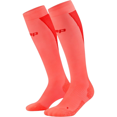 CEP CORE RUN ULTRALIGHT SOCKS TALL 4.0 Damen Neon Coral/Red Gr. 4 CEP CORE RUN ULTRALIGHT SOCKS TALL 4.0 Damen Neon Coral/Red Gr. 4