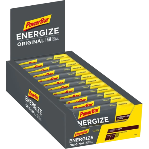 POWERBAR ENERGIZE RIEGEL ORIGINAL - COOKIES & CREAM BOX