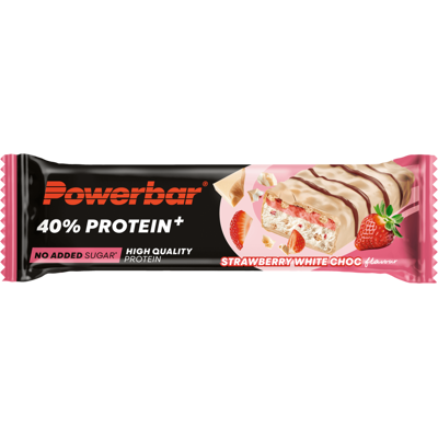 POWERBAR 40% PROTEIN+ CRISP RIEGEL White Choc Strawberry 1 Stück POWERBAR 40% PROTEIN+ CRISP RIEGEL White Choc Strawberry 1 Stück