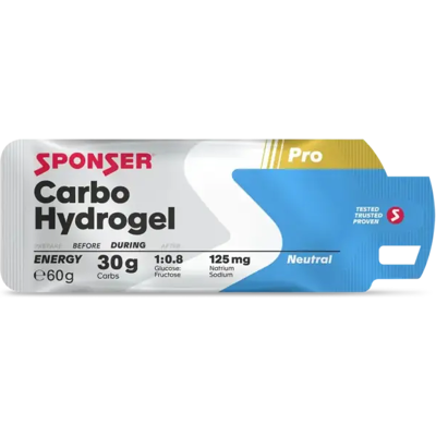 SPONSER CARBO HYDROGEL 60 g Neutral 1 Gel SPONSER CARBO HYDROGEL 60 g Neutral 1 Gel