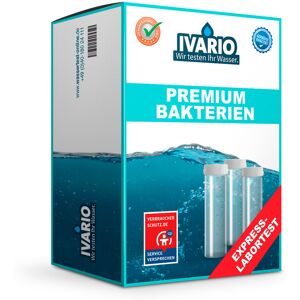 Ivario Wassertest Bakterien Premium, auf E.-Coli, Legionellen, Pseudomonaden