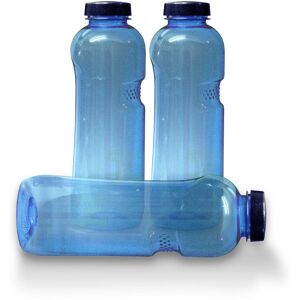 Wasserstelle 3x Trinkflasche 1 Ltr., frei von Weichmachern und Bisphenol A