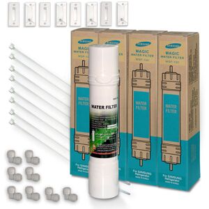 4x WSF-100 v2 Magic Waterfilter, Quickfit, f. Samsung Kühlschrank