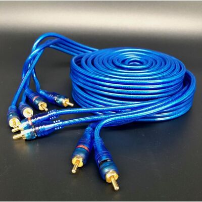 Alfatec M77-4 - hochwertiges Cinchkabel mit 4x RCA pro Seite 5,0 m Neu Alfatec M77-4 - hochwertiges Cinchkabel mit 4x RCA pro Seite 5,0 m Neu