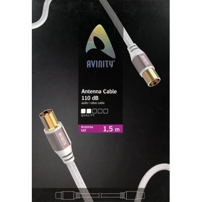 Avinity Antennenkabel 100db mit Koax-Stecker 1,5 m Avinity Antennenkabel 100db mit Koax-Stecker 1,5 m