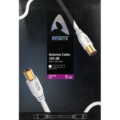Avinity Antennenkabel 105db mit Koax-Stecker 5,0 m Avinity Antennenkabel 105db mit Koax-Stecker 5,0 m